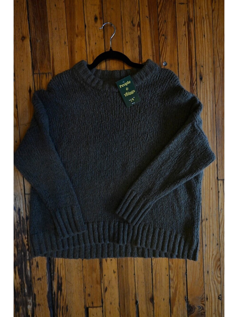 Aerie Green Knitted Sweater X-Small